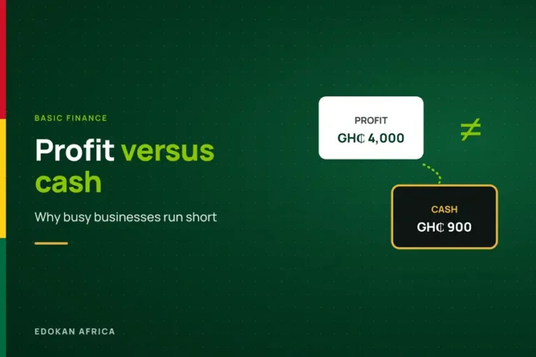 Profit versus cash: why a busy business can still run out of money