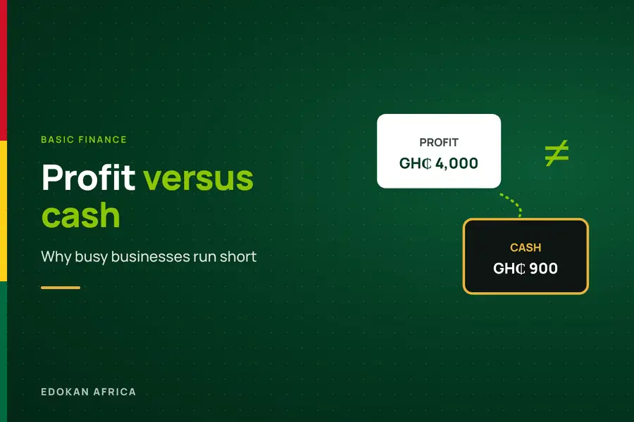 Profit versus cash: why a busy business can still run out of money