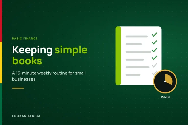 Keeping simple books