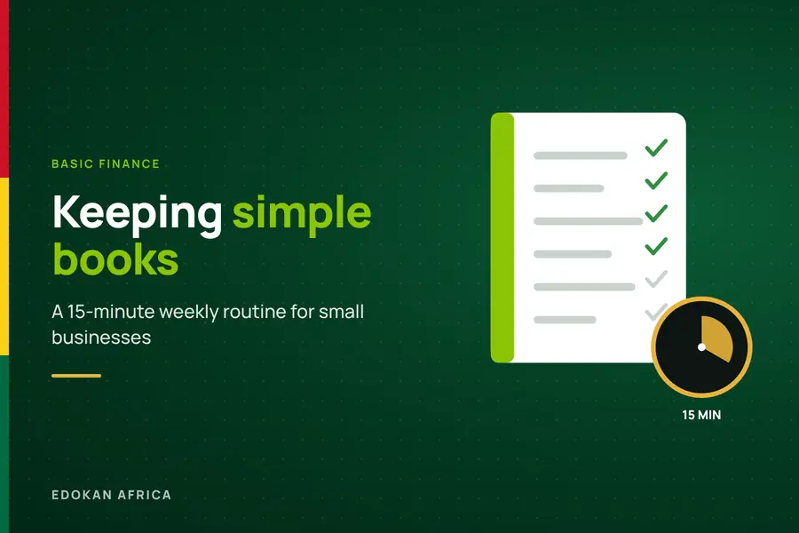 Keeping simple books