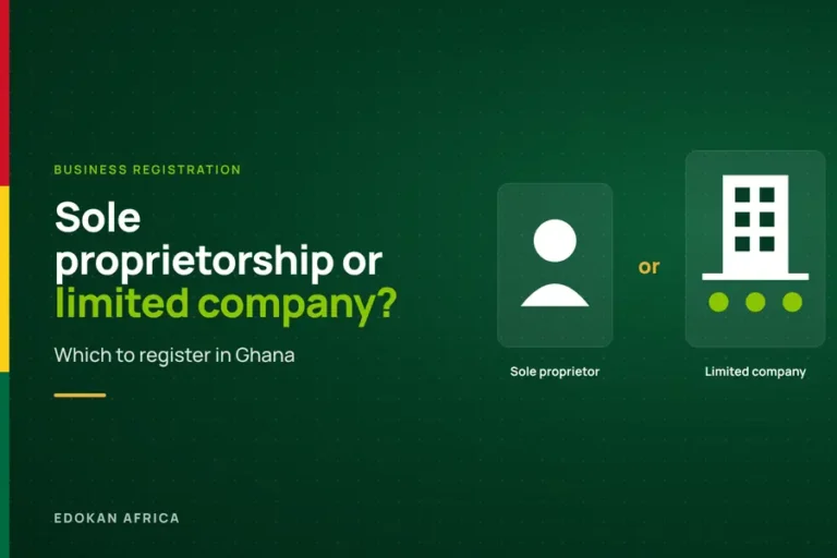 Sole proprietorship or limited company