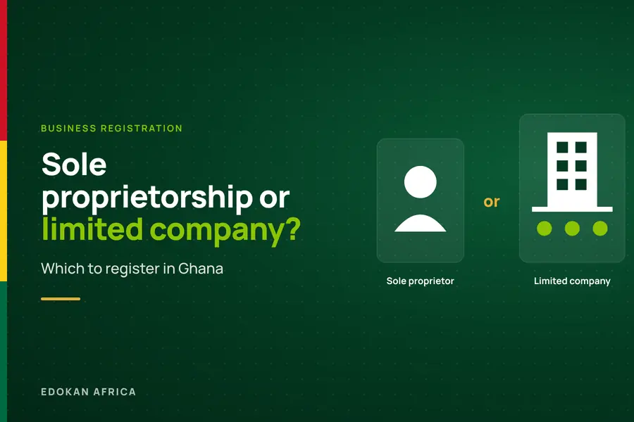 Sole proprietorship or limited company